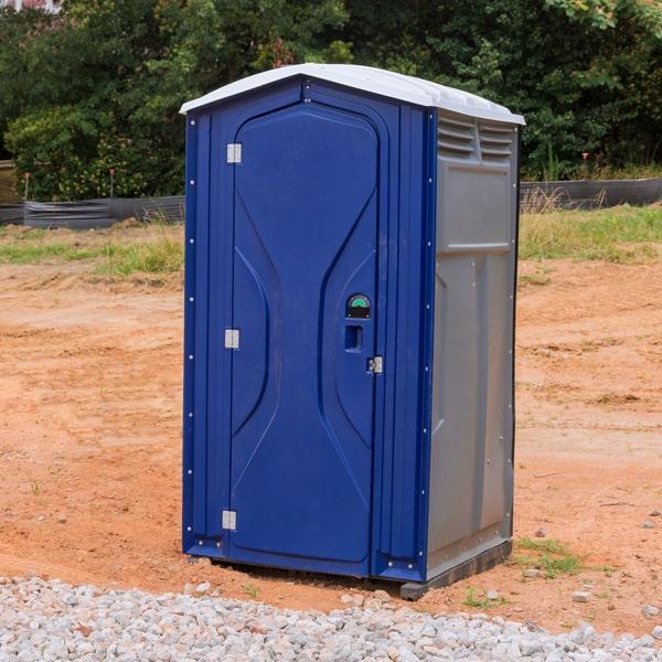 short-term portable restrooms are commonly rented for job sites